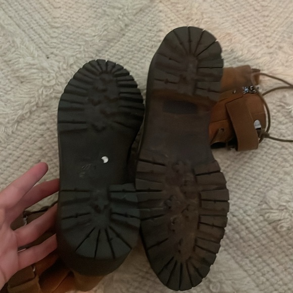 Sam Edelman Junip Suede Combat Boots - Picture 4 of 5